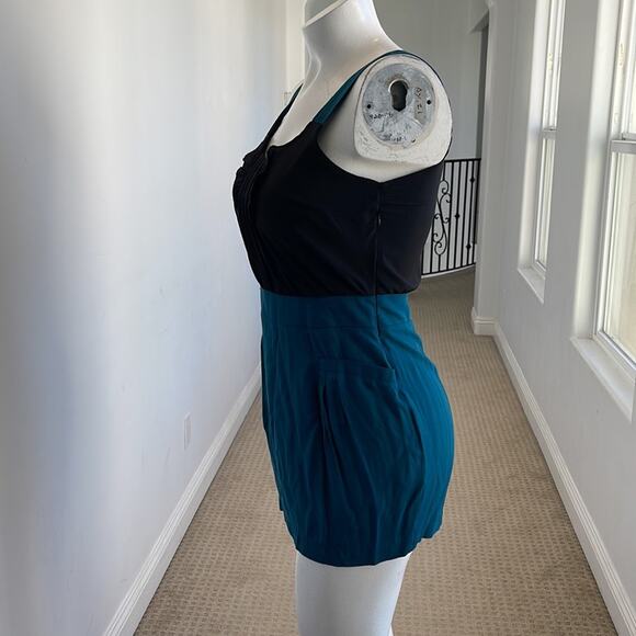 Lush Color Block Mini Dress Size L - Picture 3 of 9